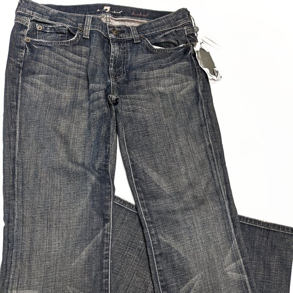 7 For All Mankind Bootcut Swarovski Jeans Sz 28 - Picture 2 of 11